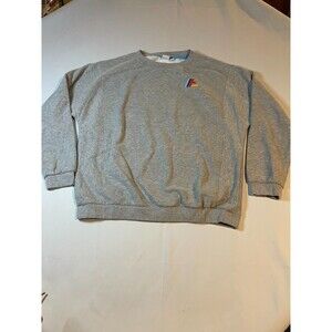 Aldi Gear Sweatshirt Unisex Size‎ XL Gray Crew Neck Pullover Athleisure Casual